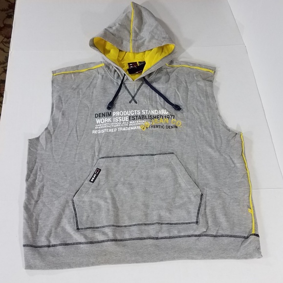 Bugle Boy Other - Vintage Bugle Boy Jean Company Sleeveless Hoodie